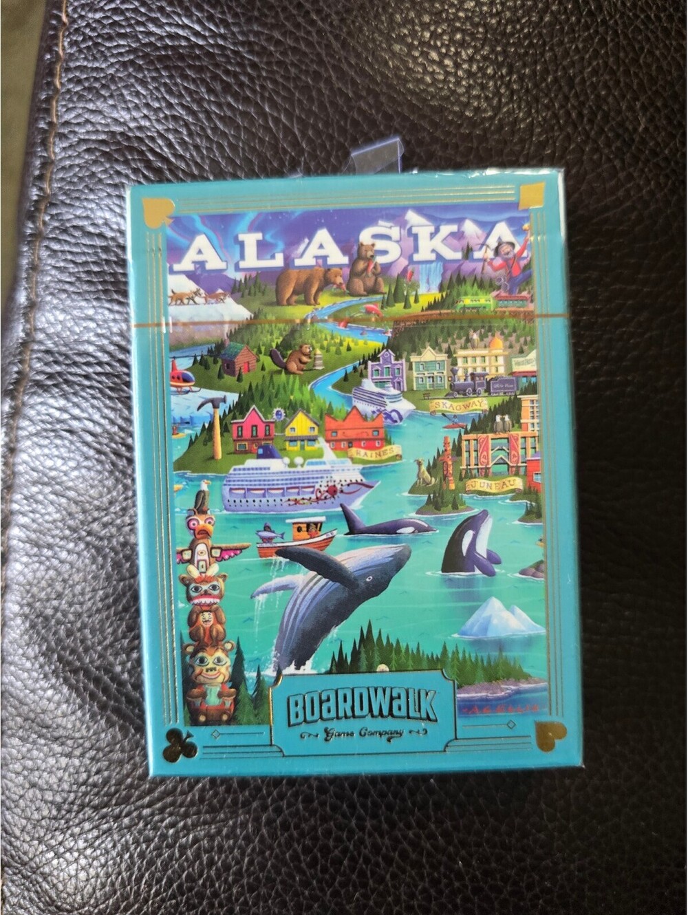 Boardwalk Alaska Playing Cards Deck NEW SEALED Travel Souvenir Wildlife